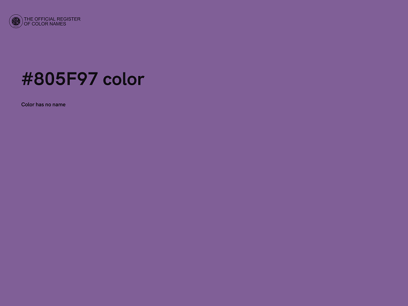 #805F97 color image