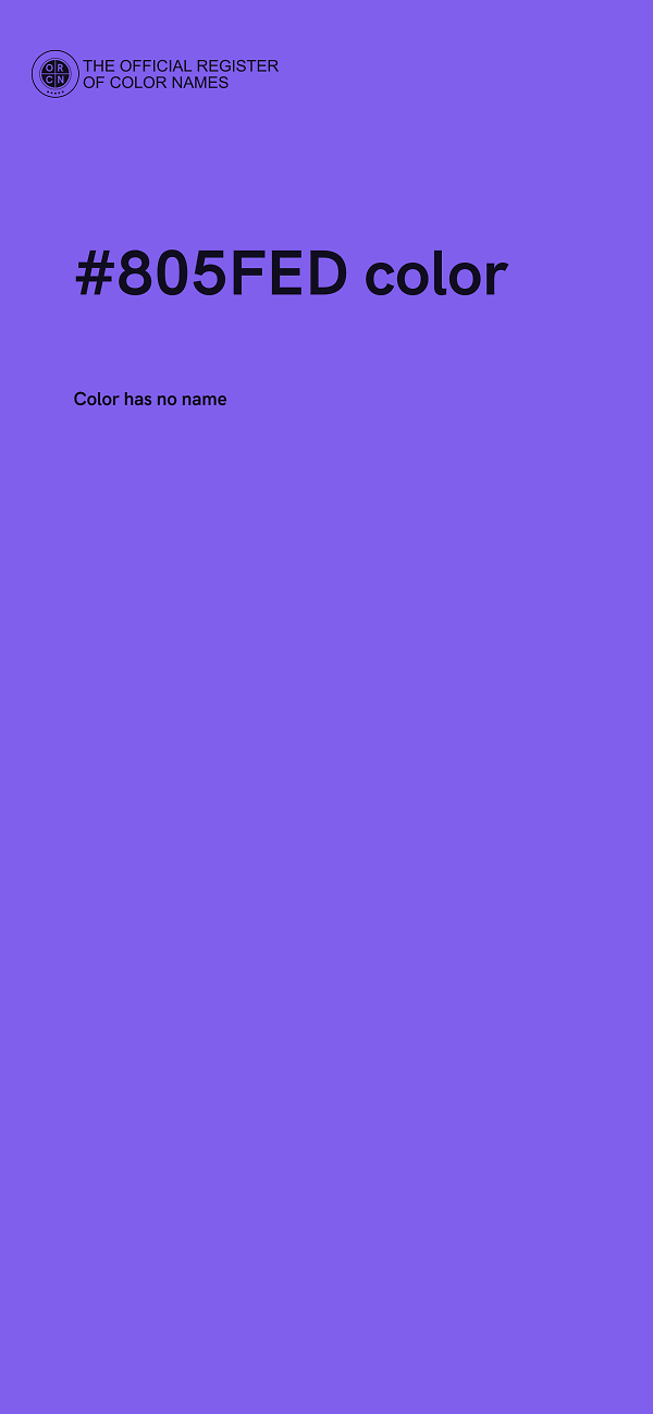 #805FED color image