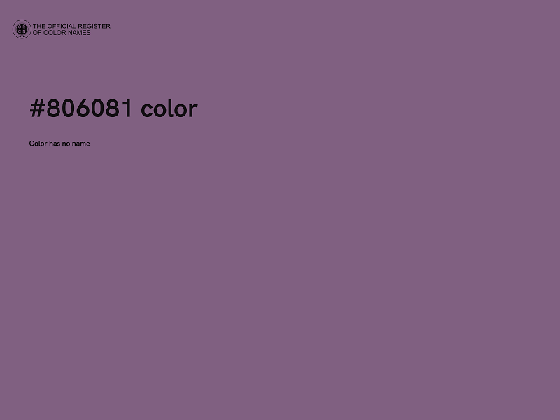 #806081 color image