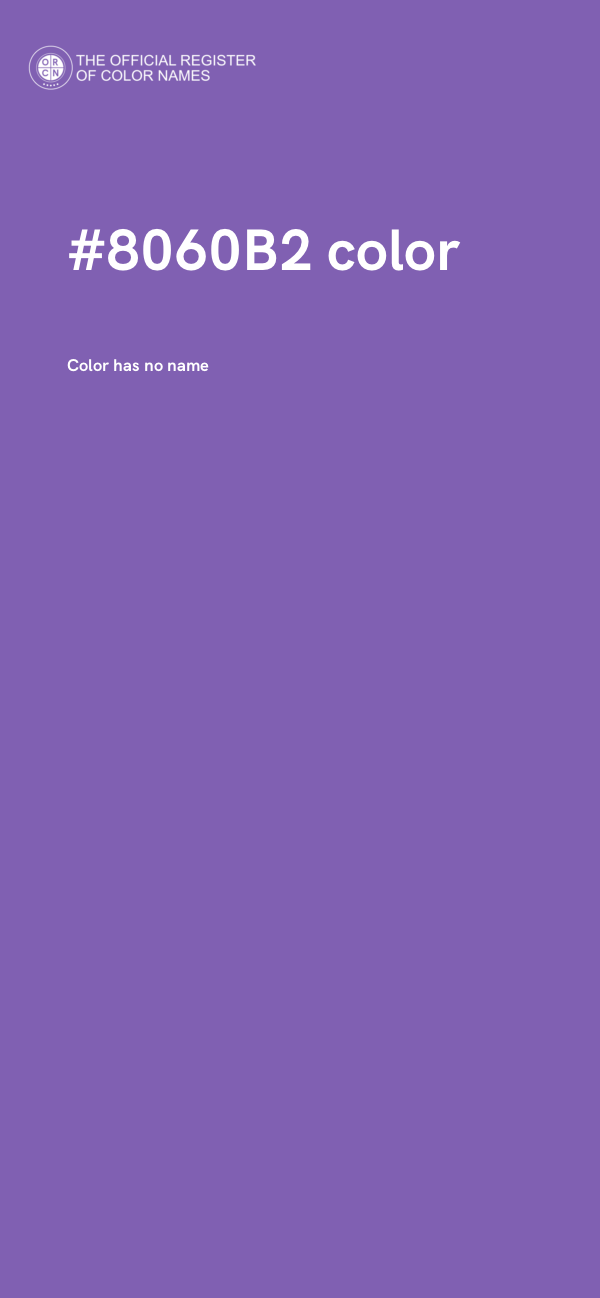 #8060B2 color image