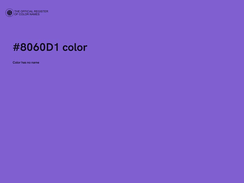 #8060D1 color image