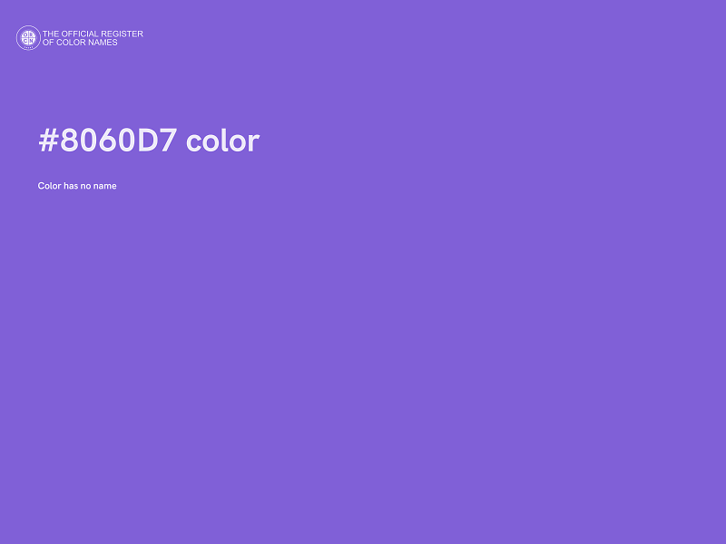 #8060D7 color image
