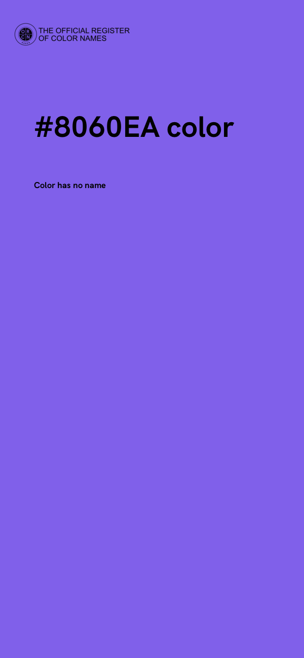 #8060EA color image