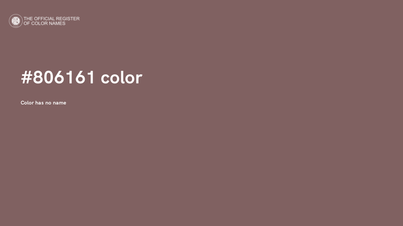 #806161 color image