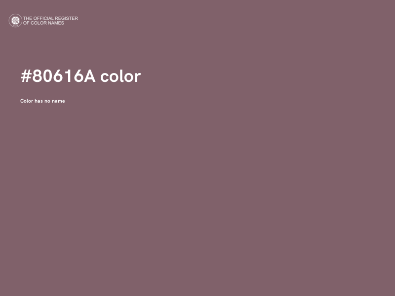#80616A color image