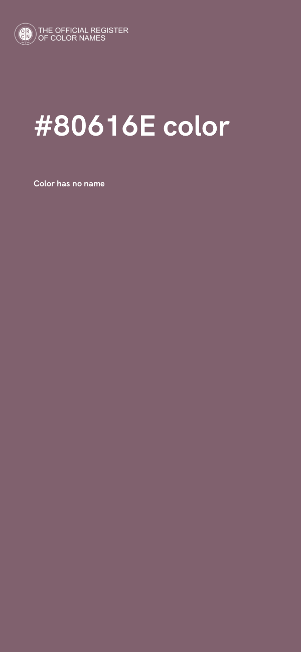 #80616E color image