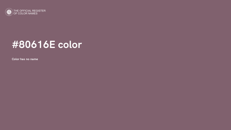 #80616E color image