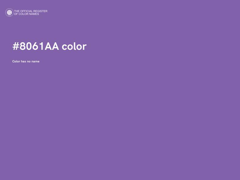 #8061AA color image