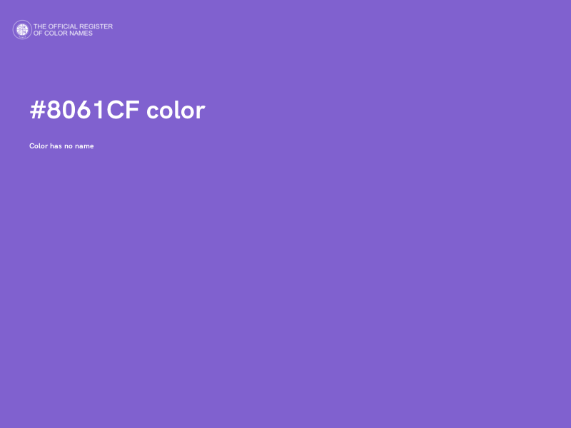 #8061CF color image