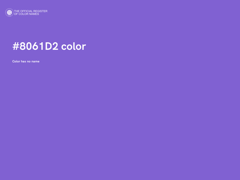 #8061D2 color image