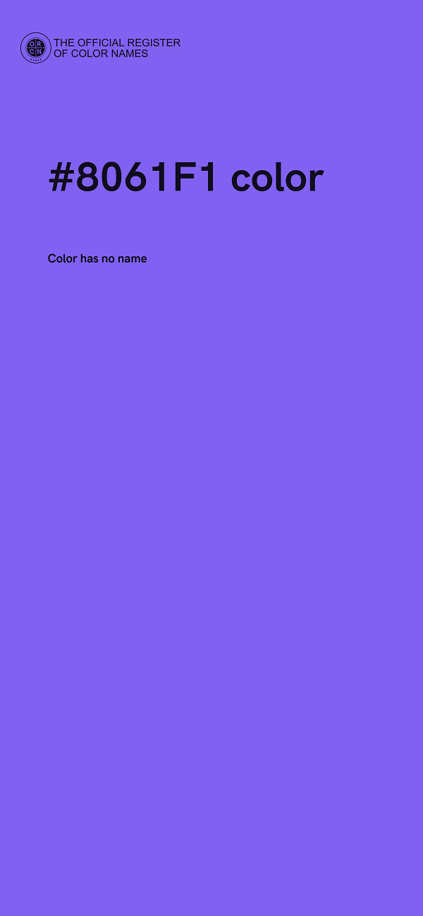 #8061F1 color image