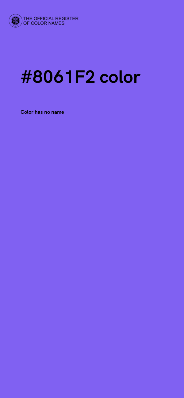 #8061F2 color image
