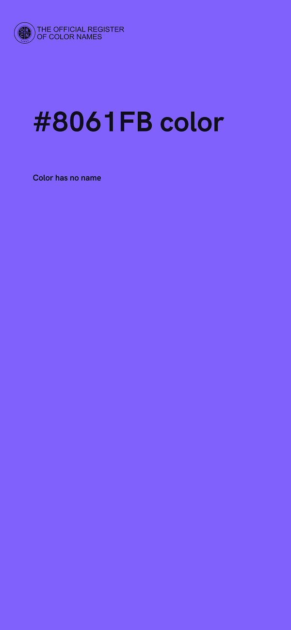 #8061FB color image