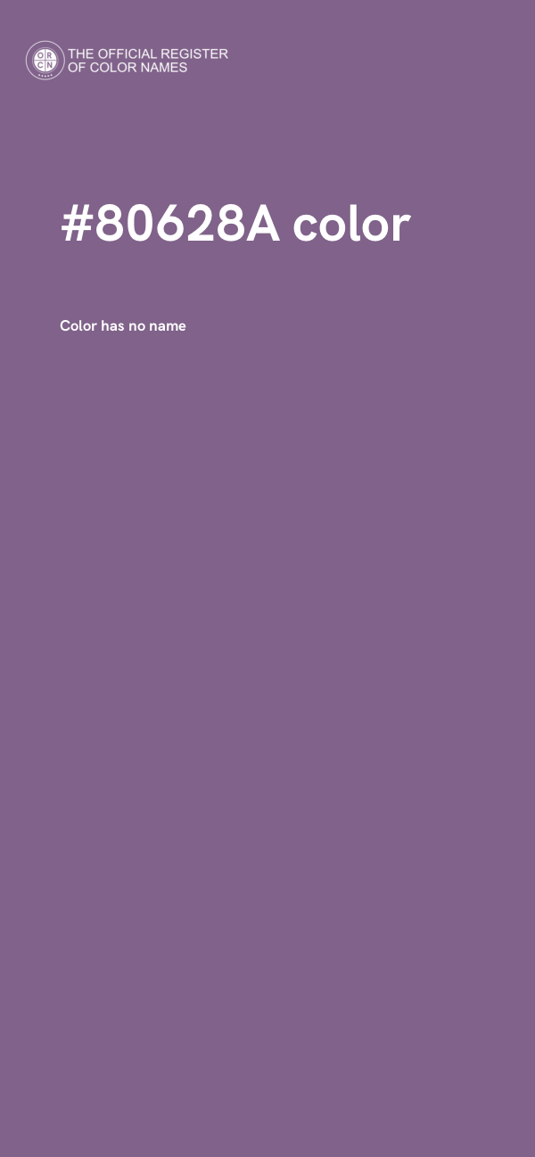 #80628A color image