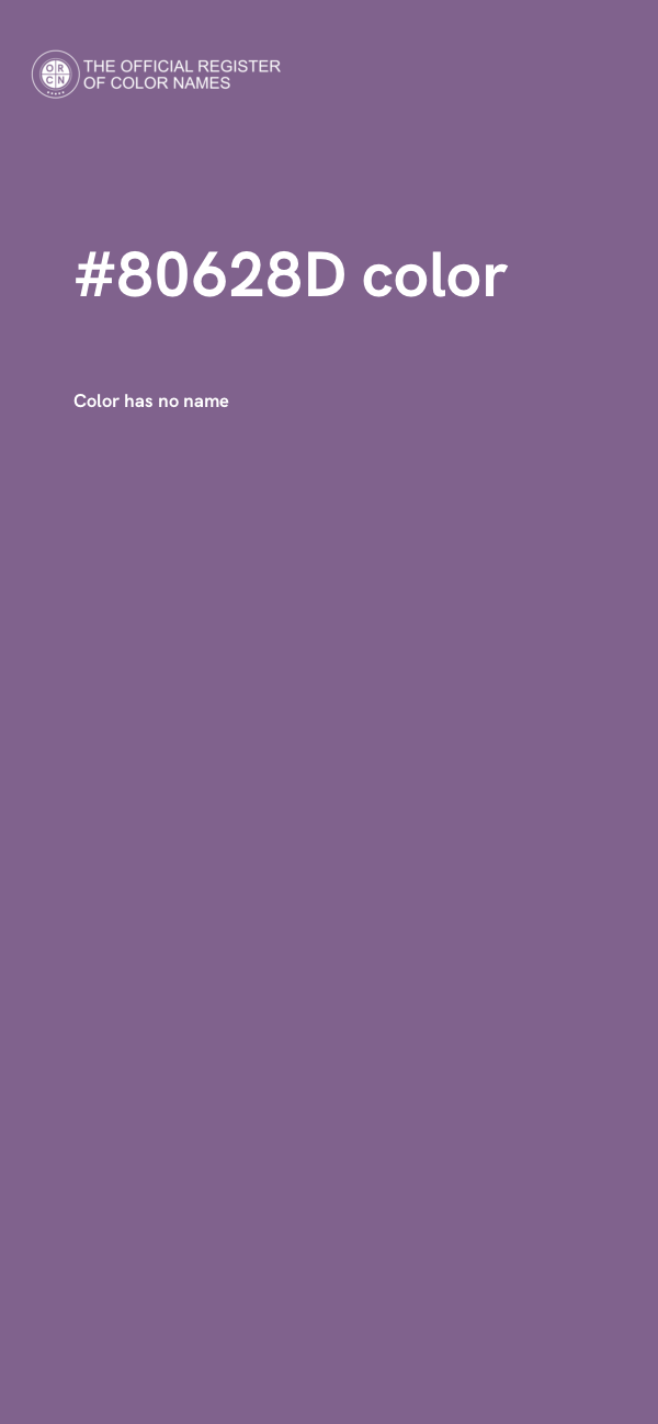 #80628D color image