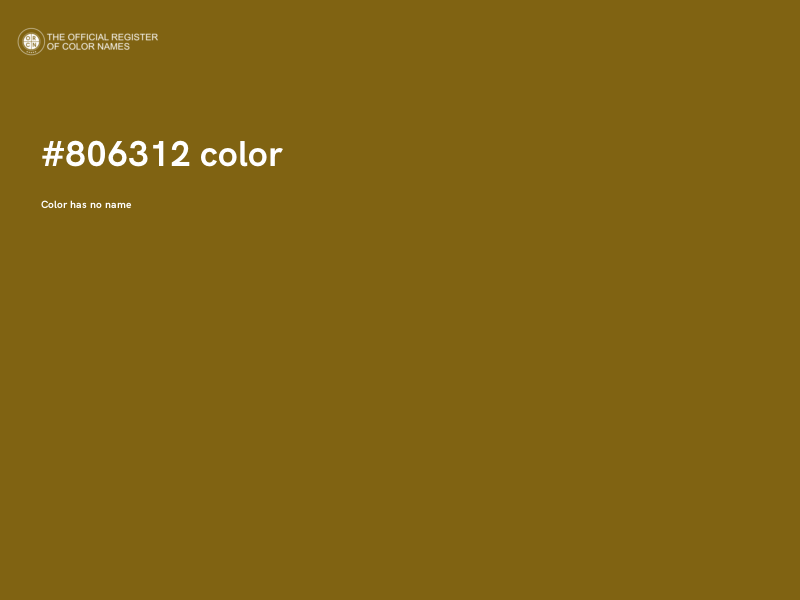 #806312 color image