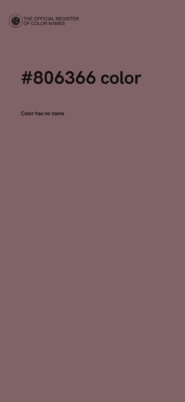 #806366 color image