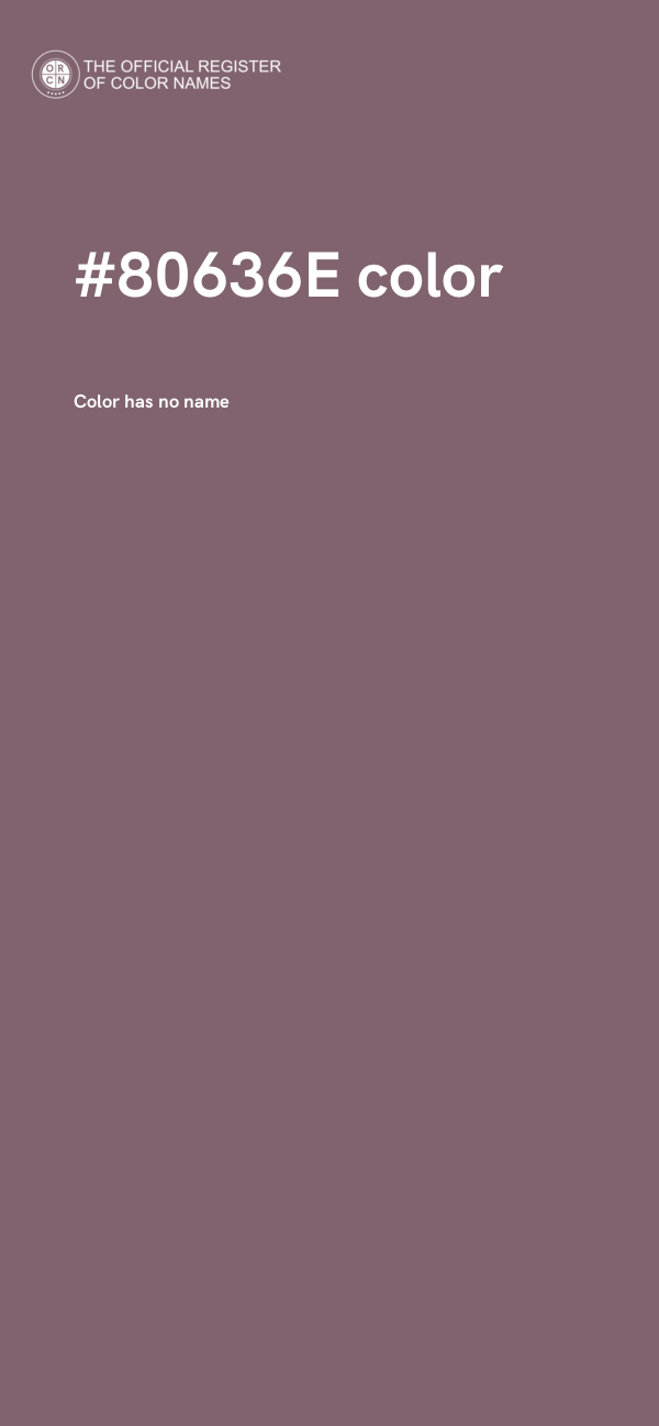#80636E color image