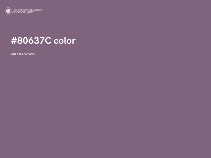 #80637C color image