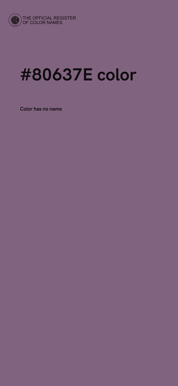 #80637E color image