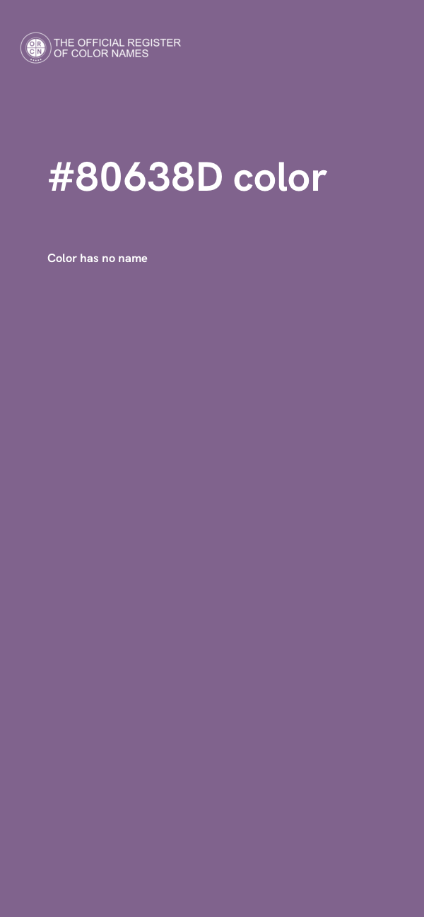 #80638D color image