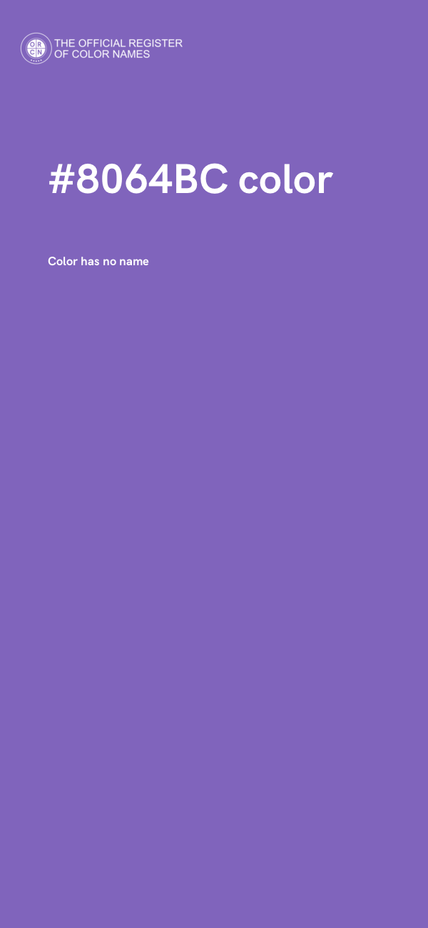 #8064BC color image