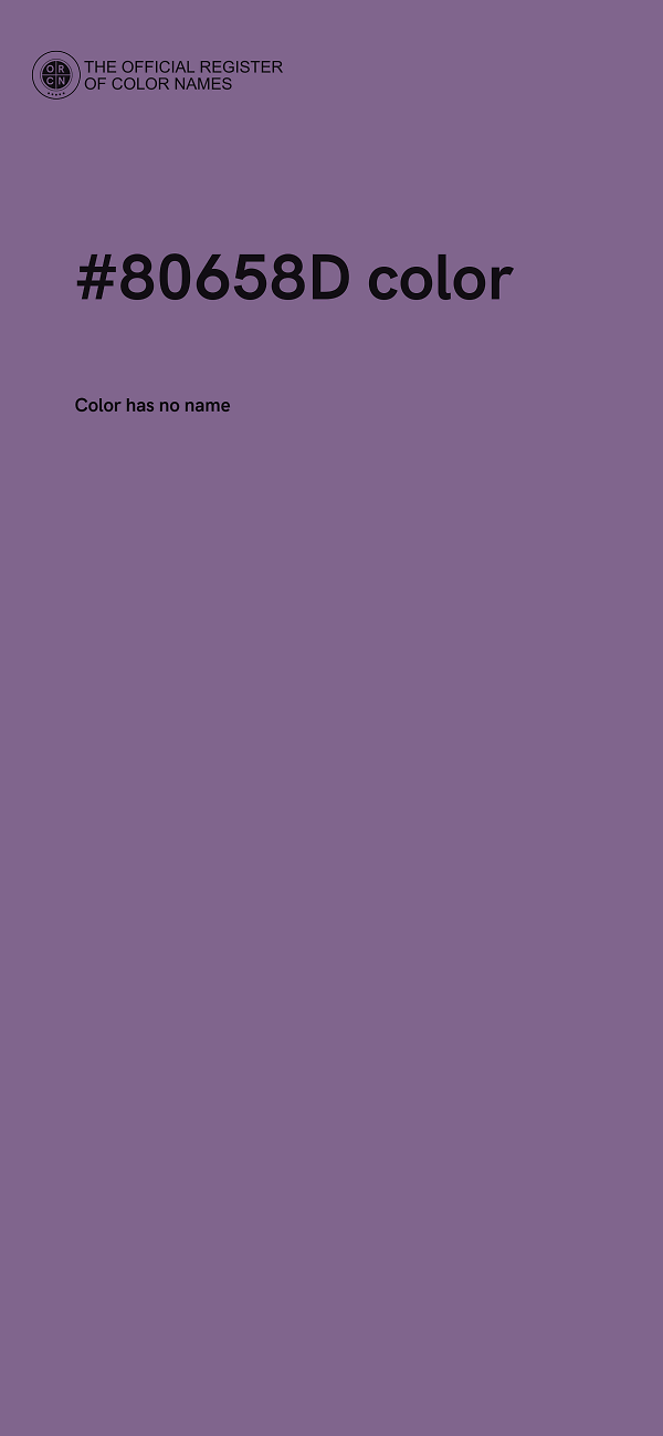 #80658D color image