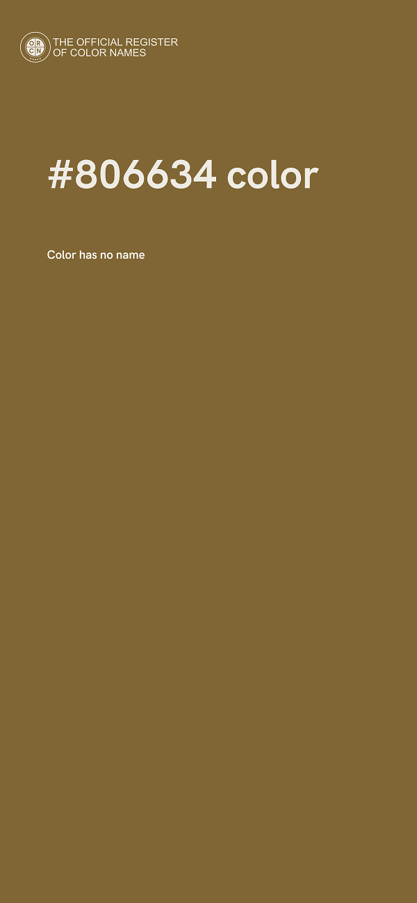 #806634 color image