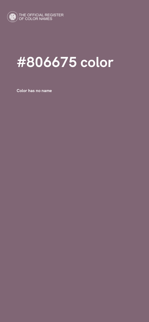 #806675 color image