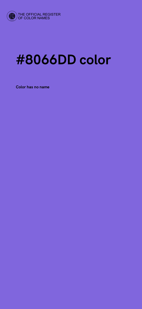 #8066DD color image