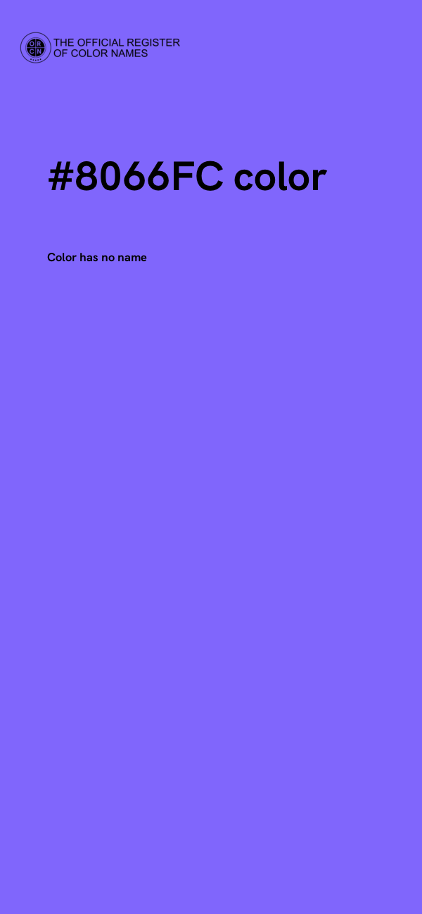 #8066FC color image