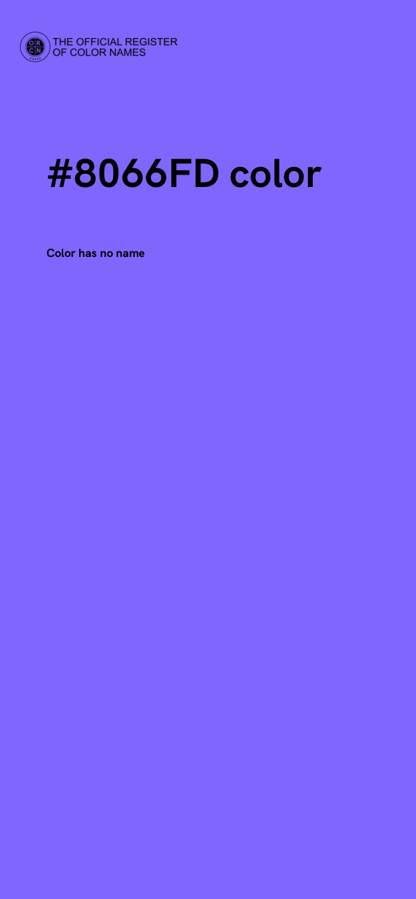 #8066FD color image