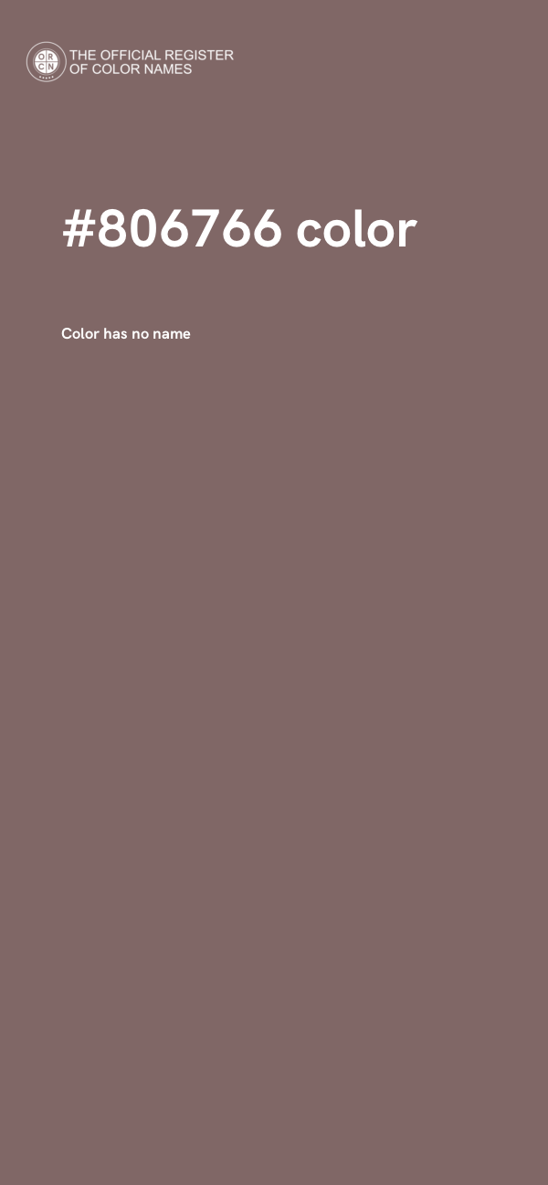 #806766 color image