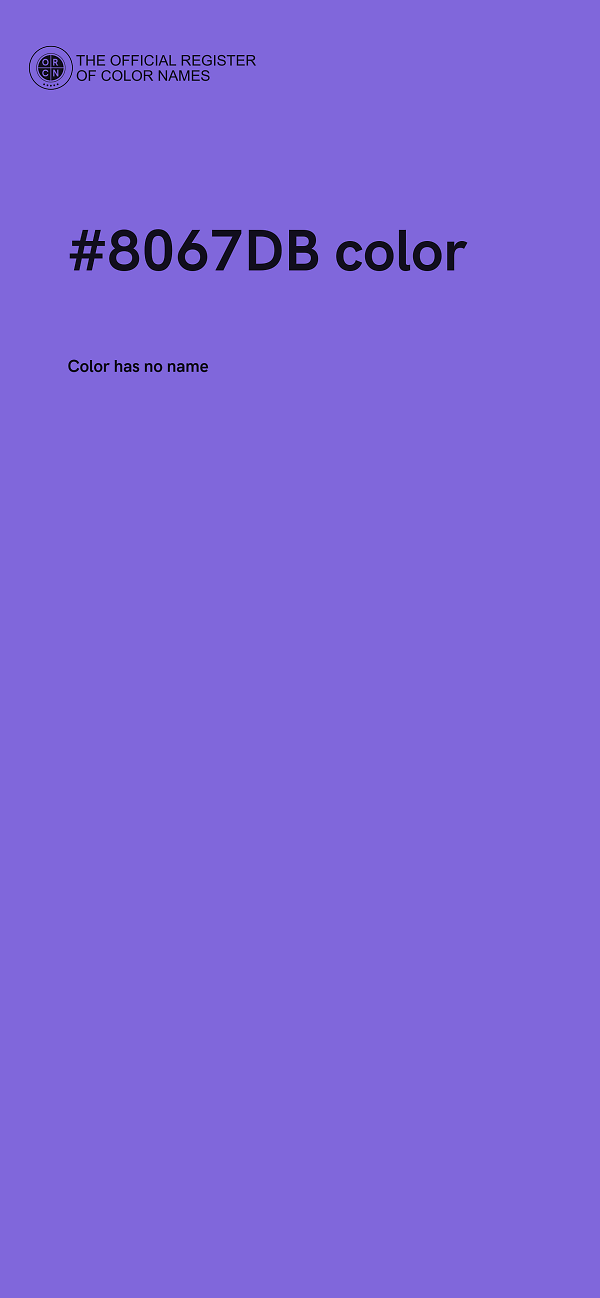 #8067DB color image