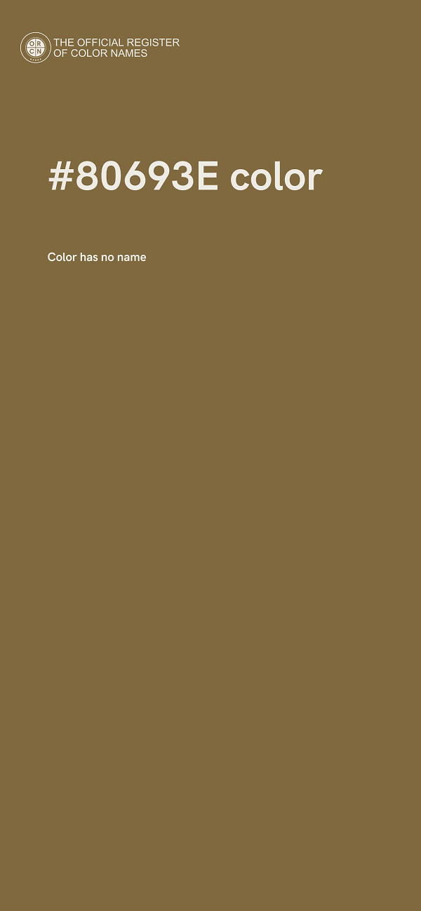 #80693E color image