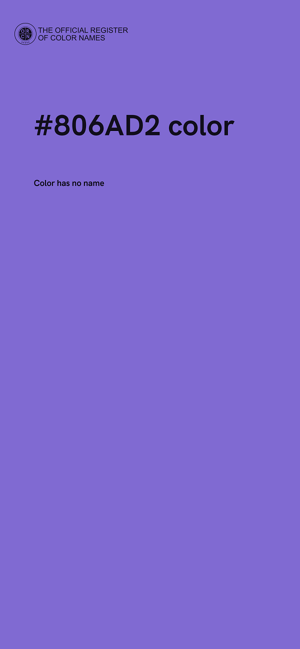 #806AD2 color image