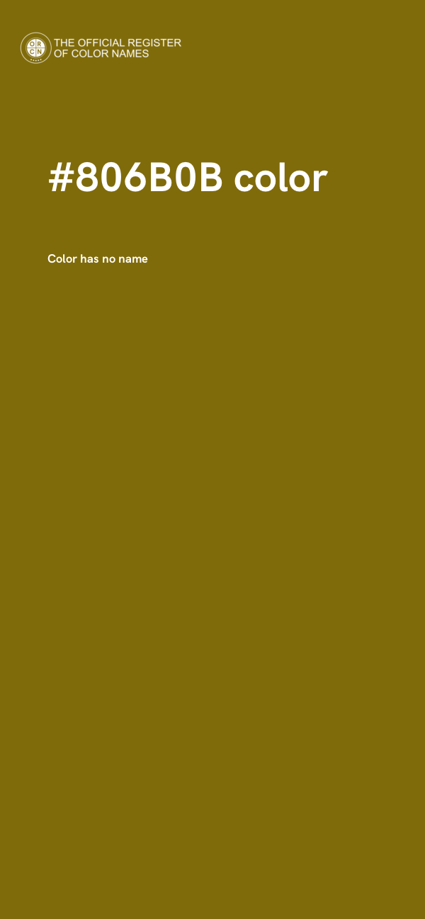 #806B0B color image