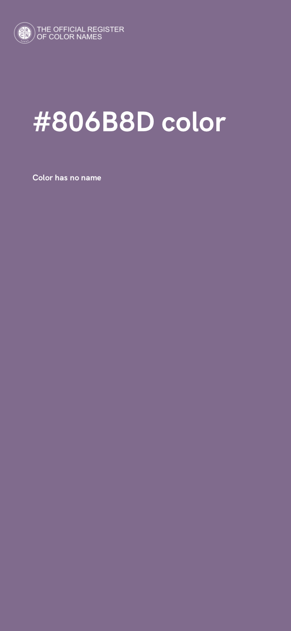 #806B8D color image