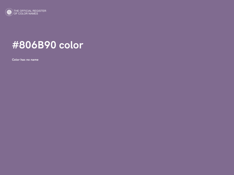 #806B90 color image