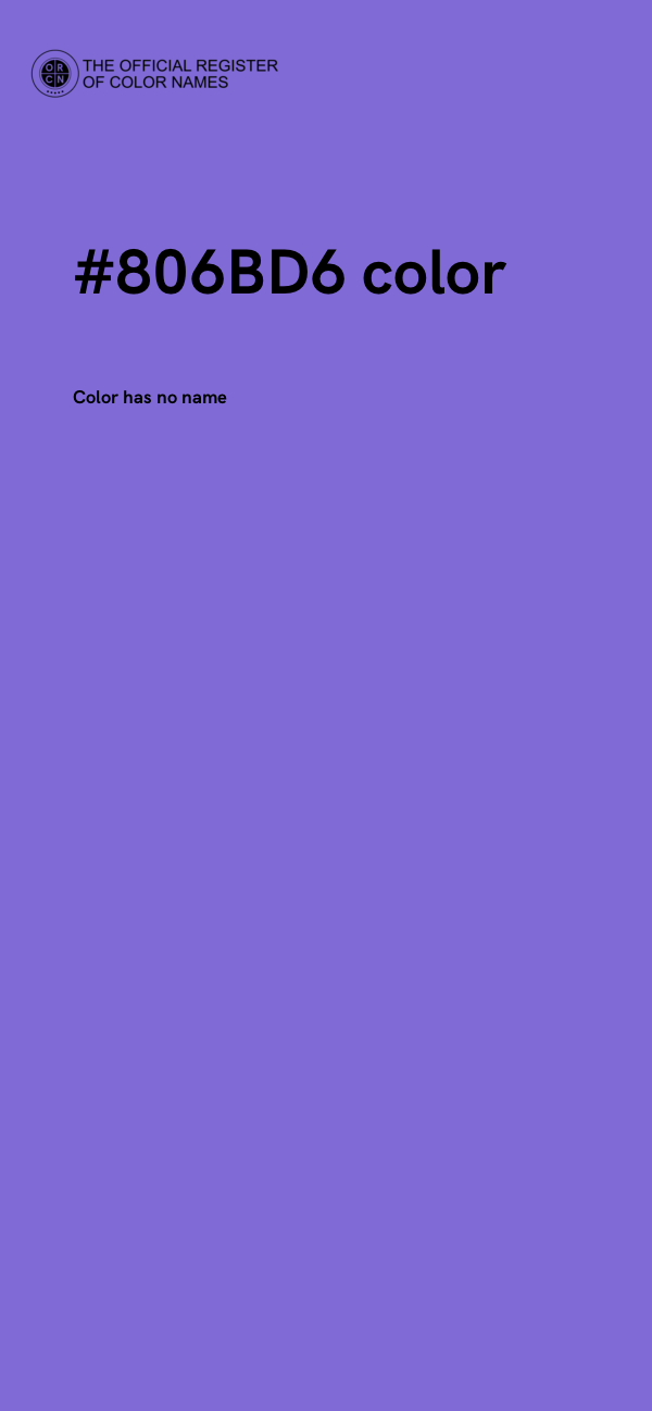 #806BD6 color image