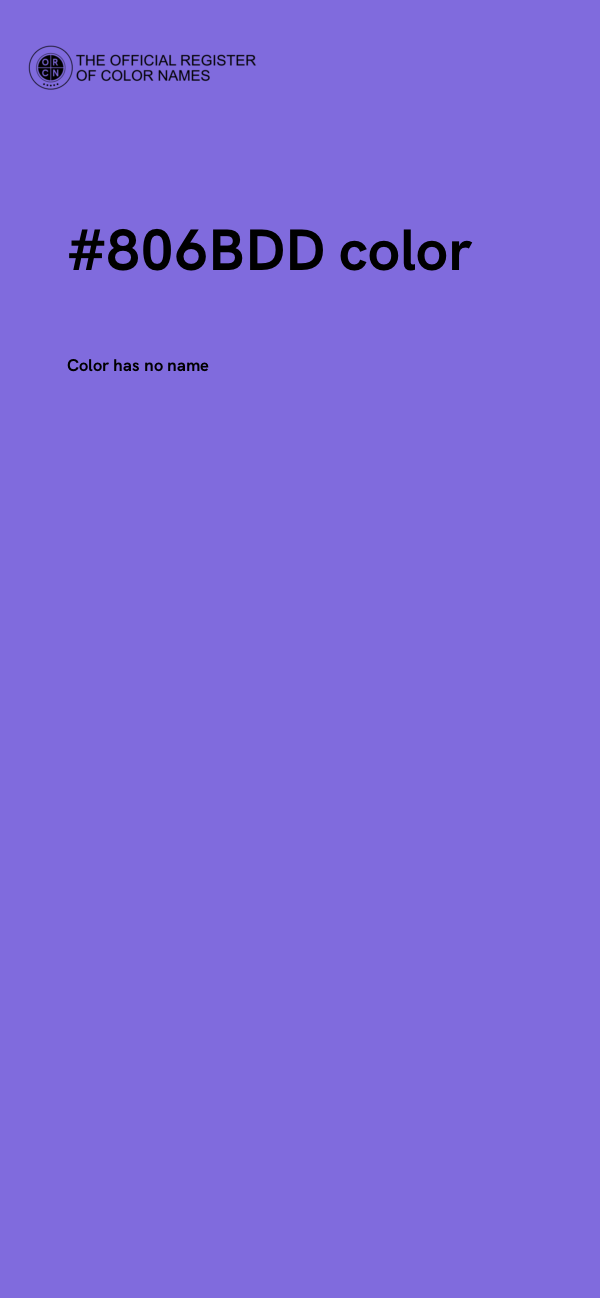 #806BDD color image