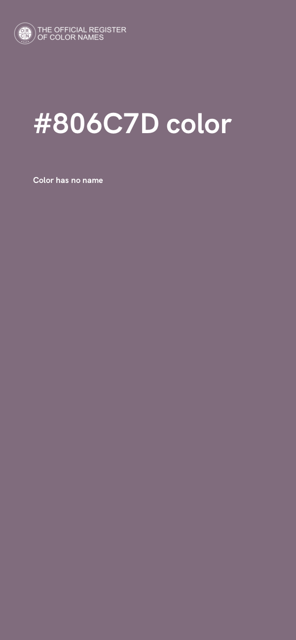 #806C7D color image