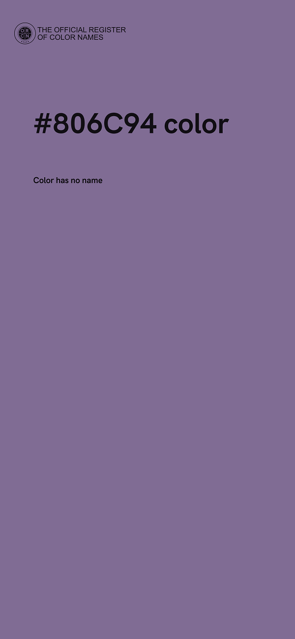 #806C94 color image