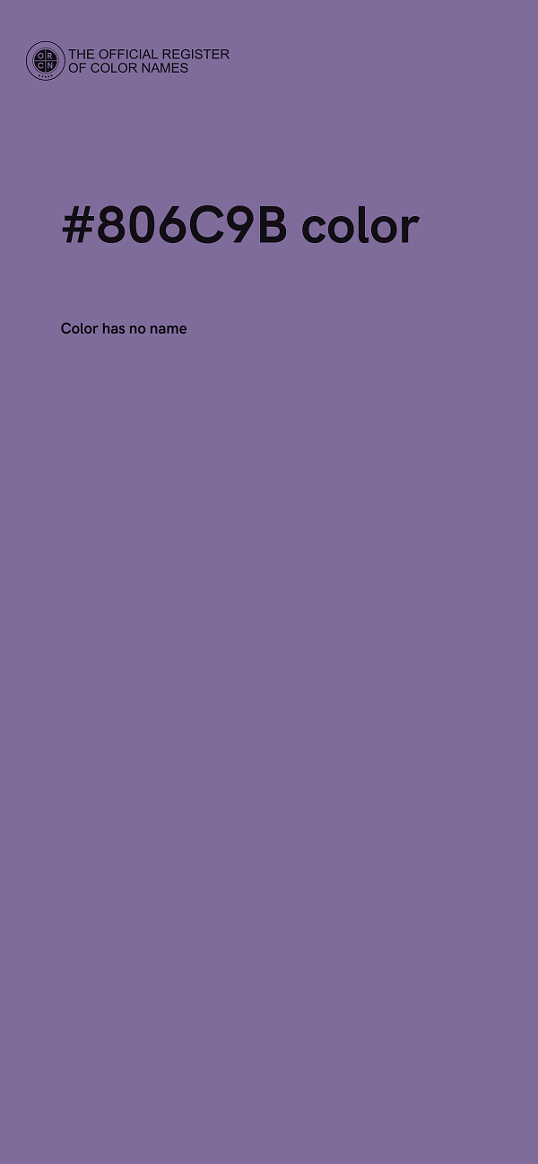 #806C9B color image