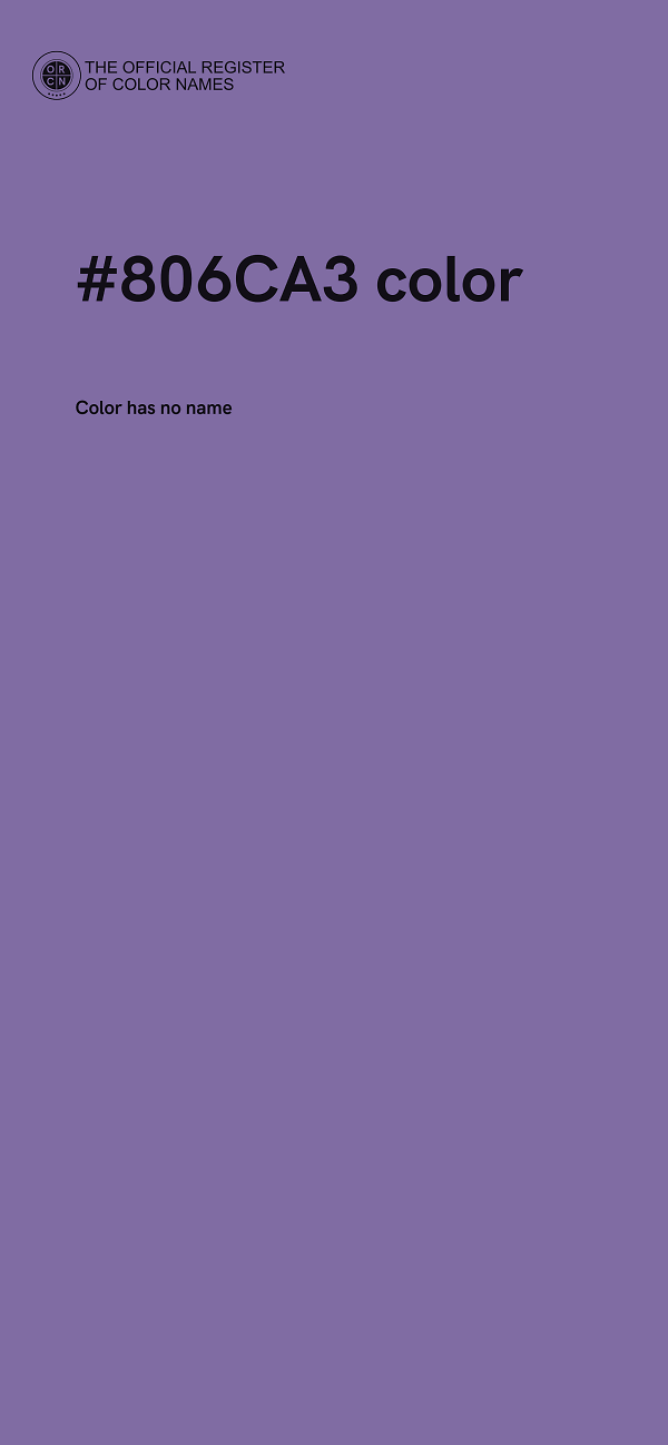 #806CA3 color image