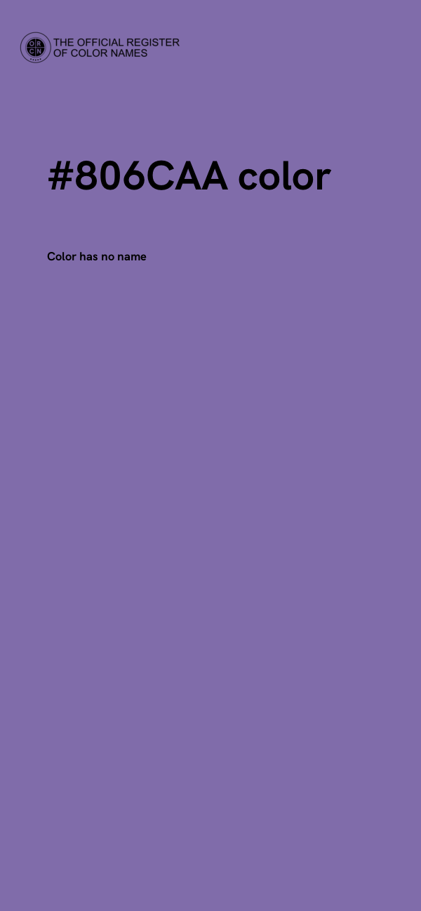 #806CAA color image