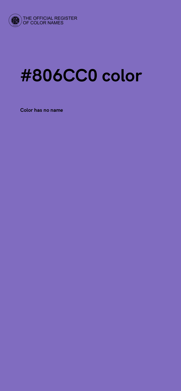 #806CC0 color image