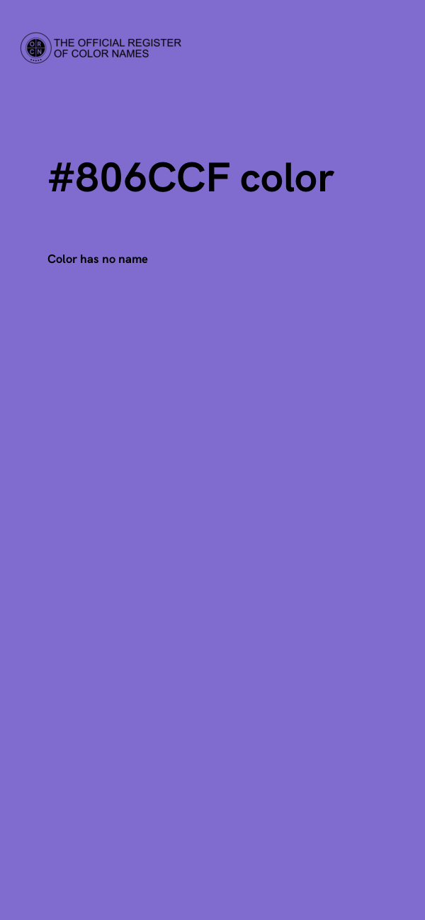 #806CCF color image