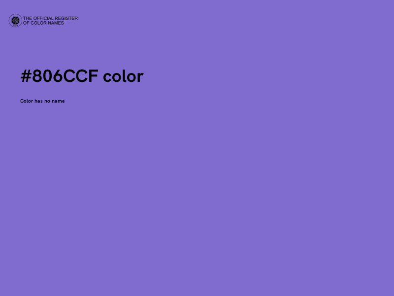 #806CCF color image