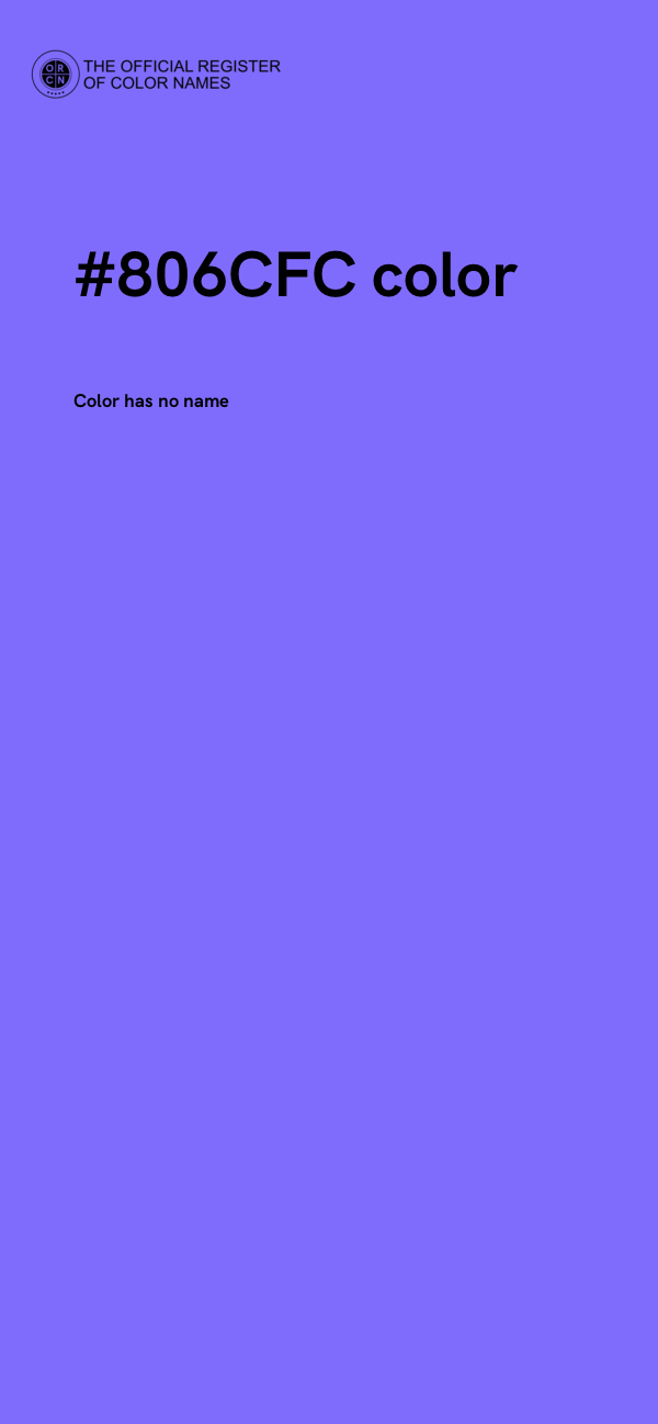 #806CFC color image